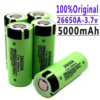 100% Новинка.Литий-ионная аккумуляторная батарея большой емкости 26650 5000 мАч Lii-50A 3,7 В 26650-50A для фонарика 20A новая упаковка