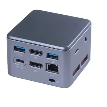 2023 Новейший ПК Mini Cube 8 ГБ Процессор серии Jasper Lake 11-го поколения N5105 N6005 4 * USB3.0 2 * HDMI 1 * LAN Type-C TF Карта с Wi-Fi