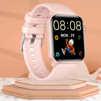 2024 Новые Умные Часы для женщин, Умные Часы, Женские Наручные Часы из Розового Золота, Bluetooth-вызов, Фитнес-Часы для Android iOS iPhone
