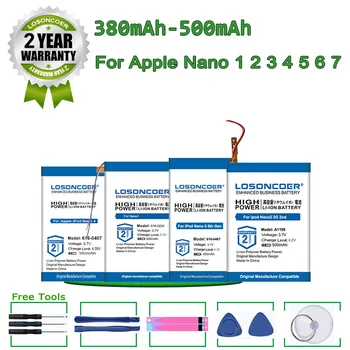 500 мАч 616-0531 Аккумулятор Для Apple ipod Nano 1 A1137 2 A1199 3 3G 3-го Поколения 3-го Поколения A1236 4 5 5-го 6 6-го 7-го A1446