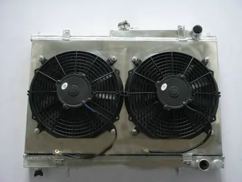 52-ММ Алюминиевый радиатор + кожух + вентилятор для Nissan Skyline R33 R34 GTR GTST RB25DET