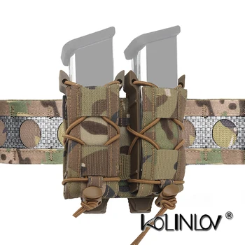9-мм пистолетный подсумок Double Tiger типа Quick Pull Mag Подсумки для военной охоты на открытом воздухе Airsoft Molle Тактическая сумка для инструментов