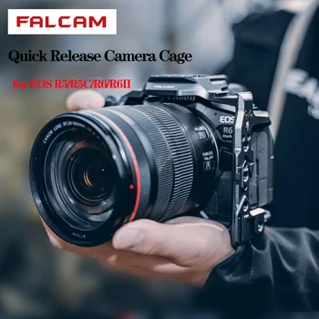 Falcam F22 F38 F50 Быстроразъемный каркас камеры для Canon EOS R5 R6 R6II Camera Full Surround Camera Cage V2 Аксессуары