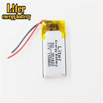 li-po литий-полимерный аккумулятор 301423 110 мАч 3,7 В Производитель с сертификатами