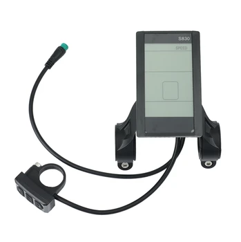 S830 24V 36V 48V ЖК-дисплей для электрического велосипеда, панель счетчика Ebike, универсальная с частями для езды на велосипеде USB, водонепроницаемая