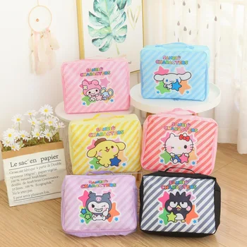 sanrio hello kitty сумка-органайзер для одежды для мальчиков и девочек, сумка для хранения Kulomi Cinnamon, детское стеганое одеяло, сумка для хранения, милая сумочка