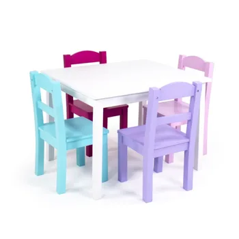 Tot Tutors Forever, набор для детского стола и стула из 5 предметов, набор для стола и стула для детей