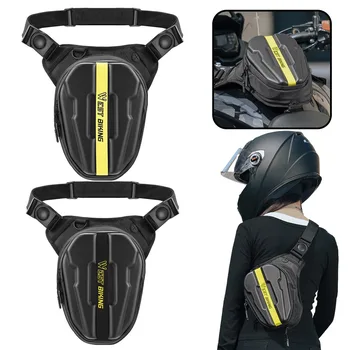 WEST BIKING Сумка для топливного бака мотоцикла для мужчин и женщин, водонепроницаемая сумка для ног, многофункциональная сумка для телефона на мотоцикле, поясная сумка, сумка