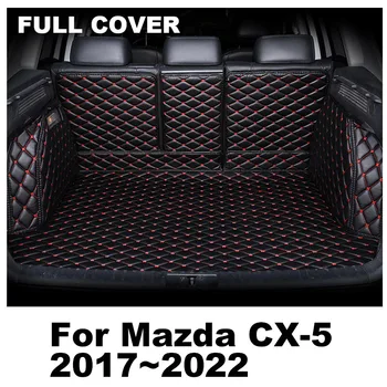Автомобильные Коврики в багажник для Mazda CX-5 CX5 KF 2017 ~ 2022 Коврик для лотка, Подкладка для окон багажника, Водонепроницаемая Защитная накладка, Автомобильные Аксессуары