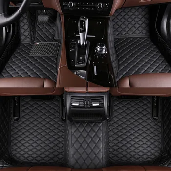 Автомобильные коврики с правым рулем RHD/LHD для Ford Explorer 5 2016-2018 Кожаные ковры на 5 сидений, 3D Автомобильные коврики, аксессуары
