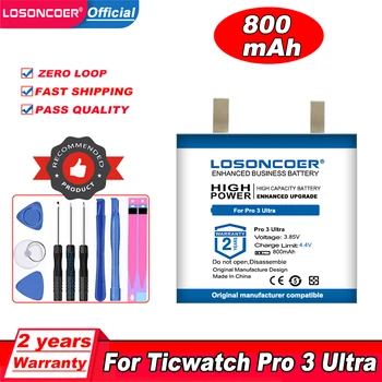 Аккумулятор LOSONCOER 800 мАч для ваших часов Ticwatch Pro 3 Ultra Cells: гарантия от LOSONCOER Digital Battery!