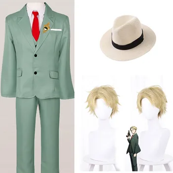 Аниме Spy x Family Twilight Loid Forger Косплей костюм со шляпой Парики Мужские наряды на заказ