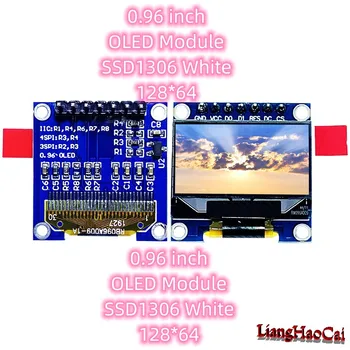 Большим спросом пользуется 0,96-дюймовый OLED-белый ЖК-экран 128X64 Display Module SPI Interface IC: SSD1306 White 7 PIN