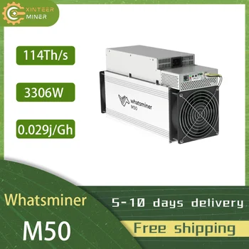 В наличии новый Asic-майнер MicroBT Whatsminer M50 (114Th) бесплатная доставка