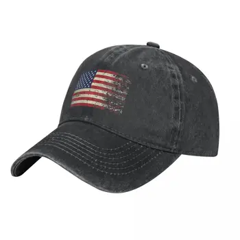 Винтажная ковбойская шляпа с американским флагом, винтажные пляжные женские шляпы, мужские шляпы