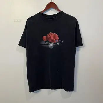 Винтажная черная футболка y2k Limp Bizkit для рэп-металлического гиганта