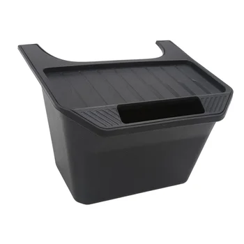 Вместительная коробка-органайзер для ТПЭ на заднем сиденье, устойчивая к царапинам Коробка для хранения пассажирского сиденья, экономящая пространство ForTesla Модель Y 2021 2022