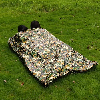Водонепроницаемый Тепловой Бивачный Открытый Аварийный Спальный Мешок Одеяло Для Выживания Ветрозащитные Сумки для Кемпинга Пешего Туризма Аварийное Снаряжение 2023