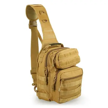 Военные тактические армейские сумки через плечо, диагональный водонепроницаемый рюкзак, открытый EDC, для путешествий, кемпинга, скалолазания, охоты, нагрудный пакет