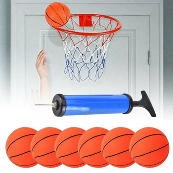 Детский надувной баскетбольный мяч 10/20 см с насосом, Горячая Распродажа, игрушка для похлопывания по мячу, мини-детские Баскетбольные мячи, игры для родителей и детей