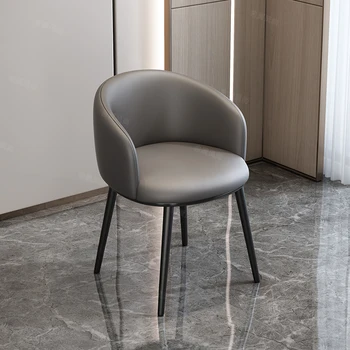 Дизайнерский Офисный Кухонный обеденный стул Nordic Современный Роскошный Стул Итальянского дизайна Ресторан Эргономичная мебель для дома Sillas WKDC