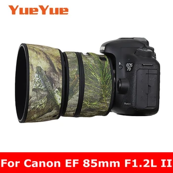Для Canon EF 85mm F1.2 L II USM Водонепроницаемый объектив Камуфляжная куртка Дождевик Защитный чехол для объектива нейлоновая ткань для оружия
