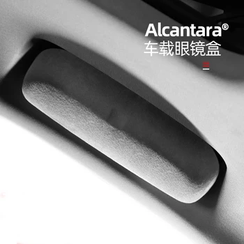 Для LiXiang Li One Модификация интерьера, Алькантара, АБС, автомобильный держатель для очков, зажим для чехла