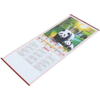 Календарь Ежемесячный Настенный календарь В китайском стиле Подвесной календарь Год Дракона Украшение подвесного календаря