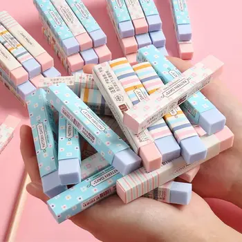 Корейский карандаш Rainbow Fresh Strip Eraser в 6 упаковках Для детей, студентов, специальные школьные принадлежности, Канцелярские принадлежности в подарок