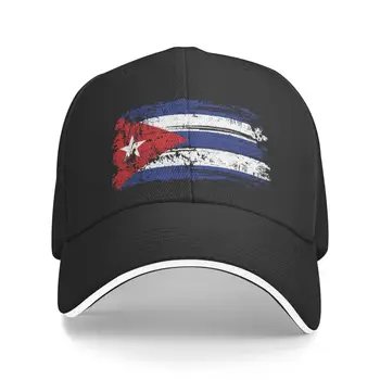 Крутая Бейсболка С Флагом Кубы Для Мужчин И Женщин, Регулируемая На Заказ Взрослой Кубинской Патриотической Гордостью, Гордый Папа, Шляпа На Открытом Воздухе