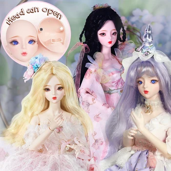 Кукла DBS 1/3 BJD Dream Fairy механическое совместное тело, включая парик, глаза, одежду, обувь, комплект AI MSD SD, игрушку в подарок