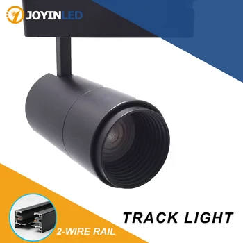 Масштабируемые Светодиодные Системы Освещения Треков Led Track Light Set Rail Spotlights 10W/20W COB Track Lamps Светодиодные Лампы Промышленные Современные 220V