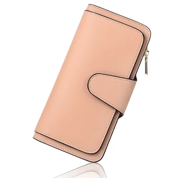 Новый и свежий сладкий длинный женский кошелек из искусственной кожи большой емкости с несколькими картами zero wallet