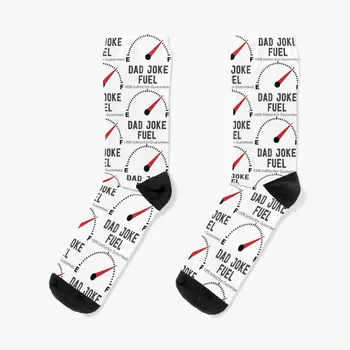 Носки Dad jokes fuel, противоскользящие хоккейные носки, подарок на Рождество, Женские Носки, мужские носки