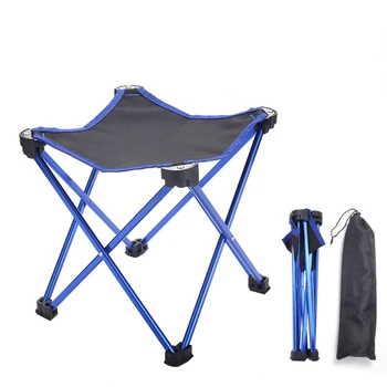 Открытый Складной походный стул из алюминиевого сплава, рыболовный стул, утолщенный стул, походное сиденье, пляжные стулья для рыбалки на открытом воздухе