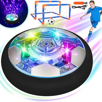 Плавающий футбольный мяч, парящий футбольный мяч, Плавающий Пенопластовый футбольный мяч, мигающий светодиодом Спорт в помещении и на открытом воздухе, Детский Интерактивный футбольный спорт