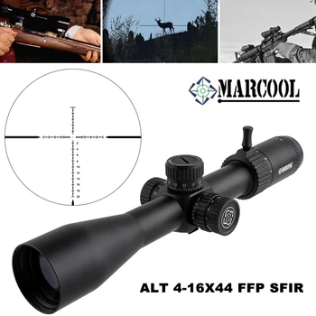 Прицел для винтовки MARCOOL ALT 4-16X44 FFP SFIR1/10MIL тактический прицел для охотничьего ружья optical sight7.62.308