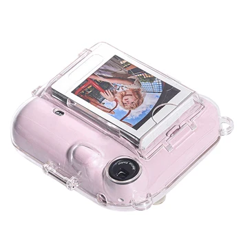 Прозрачный Хрустальный Пластиковый Чехол с Ремешком Для Хранения Камеры Shell PC Модный Дизайн для Fujifilm Instax Mini 12 для Мини-Камеры