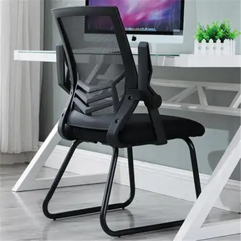 Простой Студенческий Офисный стул Из Сетчатой ткани Для домашних совещаний персонала, Подъемный Подлокотник для Маджонга, Компьютерное кресло Оптом