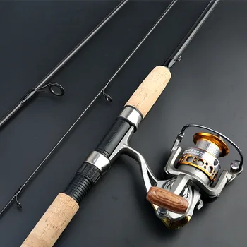 Рыбалка на спиннинг 1,8 м 2 сек для ловли окуня, удочка с 2 наконечниками, карбоновая приманка M Power, удочка, шест, рыболовные снасти