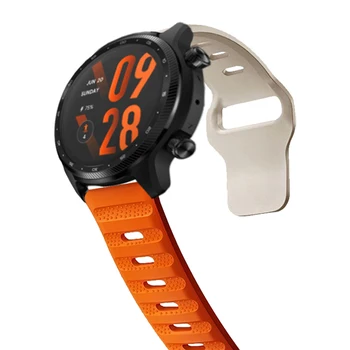 Силиконовый ремешок для часов Ticwatch Pro 3 Ultra GPS LTE / GTX / GTH 2 / E3, ремешок для спортивных часов, браслет
