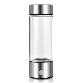 Титановая портативная чашка для воды с высоким содержанием водорода, Ионизатор воды, генератор Супер антиоксидантов, ОВП, водород, 420 мл