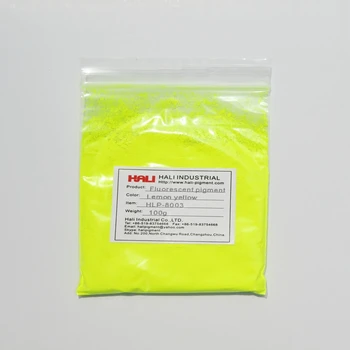 Флуоресцентный порошок флуоресцентный пигмент для лака для ногтей пигмент артикул: HLP-8003 цвет: лимонно-желтый 1 лот = 100 г, широко используется бесплатная доставка.