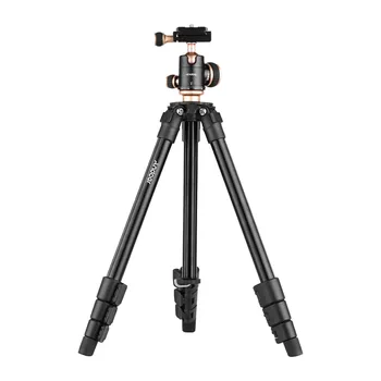 Штатив для камеры Andoer Q160SA В комплекте Штативы с панорамной шаровой головкой, пузырьковый уровень, Регулируемая высота, Переносной перенос для камер